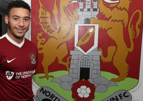 DESPERATE TO GET GOING - new Cobblers striker Keshi Anderson (Picture: Pete Norton)