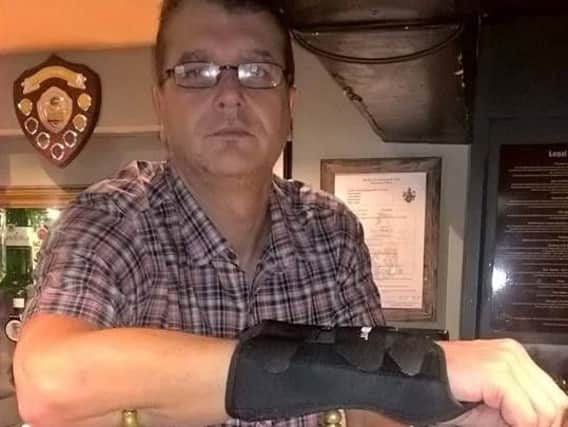 Pub boss David Cooper is unable to work because of a broken wrist bone. But a series of cancelled appointments at NGH has cost him thousands.