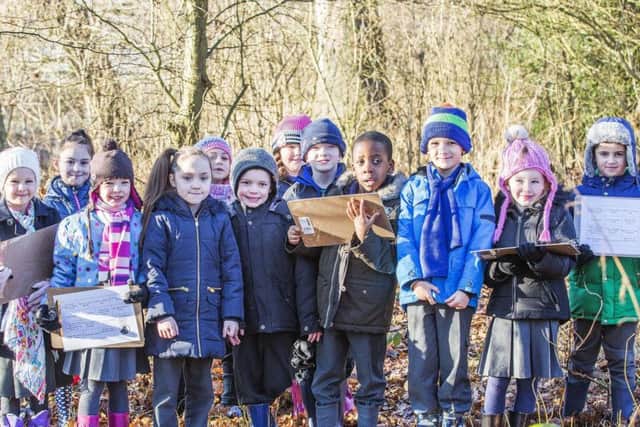 The new class room hopes to involved kids in nature with bug collecting, den building and picture making.