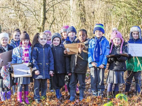 The new class room hopes to involved kids in nature with bug collecting, den building and picture making.
