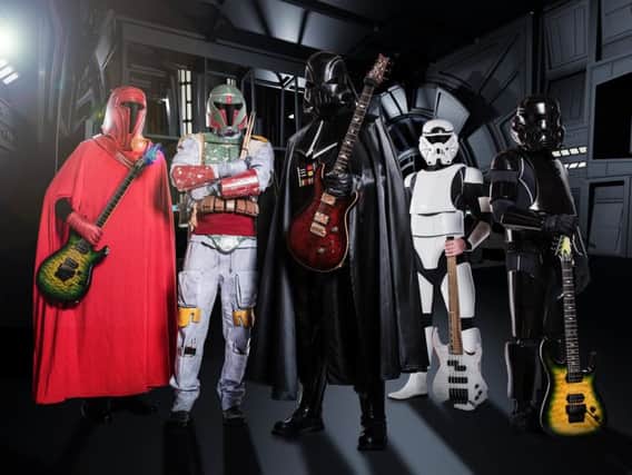 Galactic Empire: Boba Sett, Bass Commander, Dark Vader, Shadow Ranger and Red Guard.