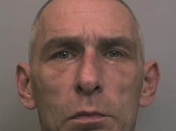 Thorplands man Victor Moss is back in prison after being caught selling class A drugs.