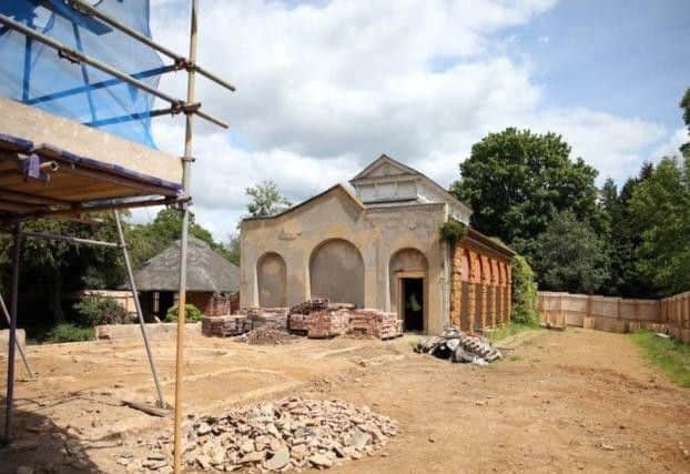 The cost of the restoration work at Delapre Abbey is now approaching 8 million