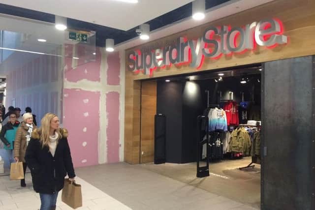 Superdry will use the recently-closed unit next door to double its floor space.