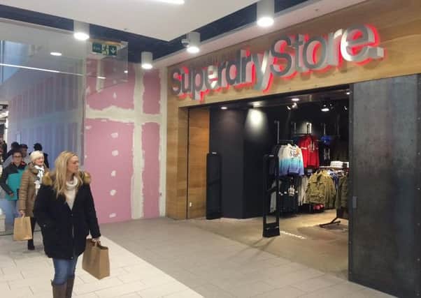 Superdry will use the recently-closed unit next door to double its floor space.