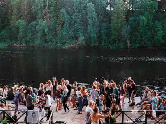 The lakeside estate will see a weekend of yoga sessions, dancing, live DJs and musicians.