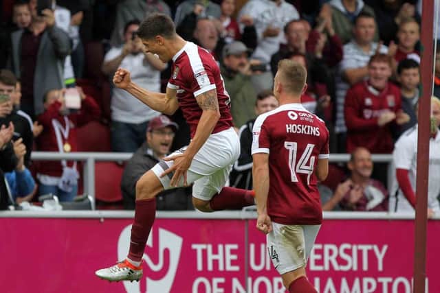 Alex Revell's late penalty sealed a 2-0 win for the Cobblers when Walsall came to Sixfields earlier this season