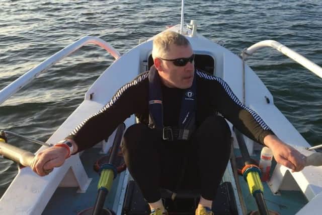 Alan Bustin-Mulkern in training