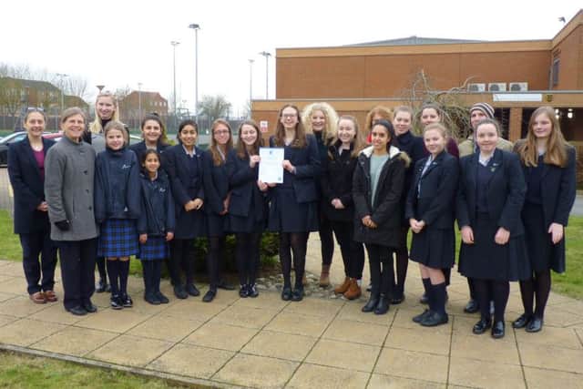 Northampton High School has been been re-awarded a Green Flag Award