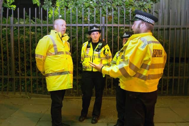 Police and Crime Commissioner Stephen Mold, left, says more work needs to be done to bring the unsolved crime rate down.