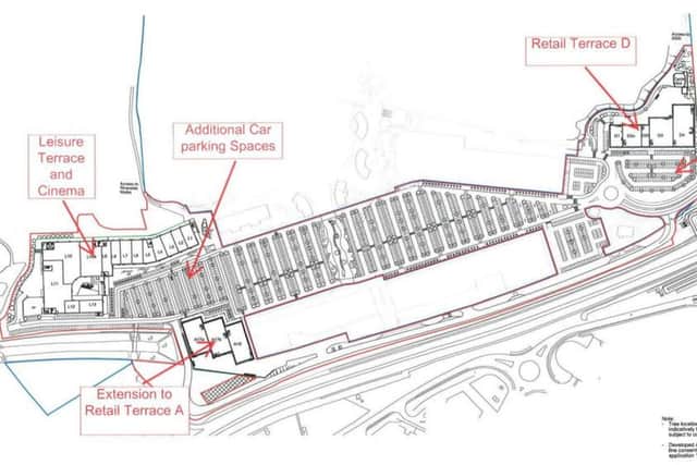 The revised plans for Rushden Lakes
