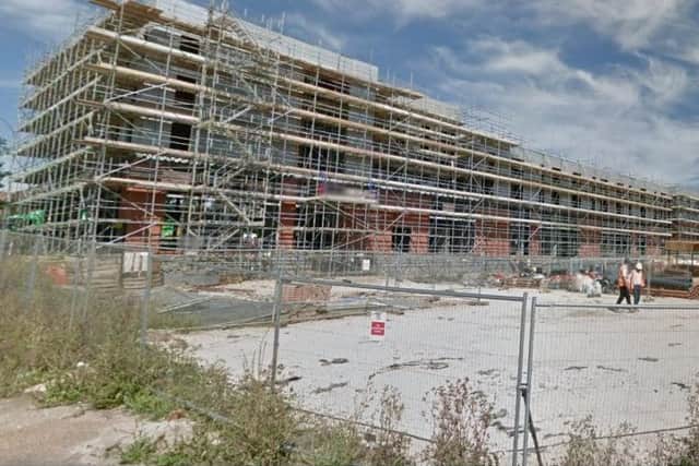 The estate in Upton will have 77 new apartments, a convenience store and a nursery.