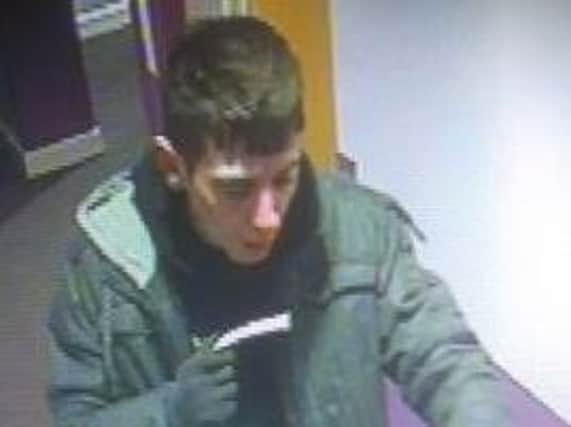 Officers would like to speak to the man pictured, as they believe he may be able to help them with their enquiries.