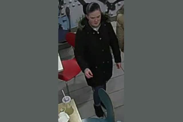 The CCTV image released by police