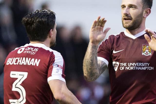Opus Energy will appear on the back of the Cobblers' shirt until the end of this season.