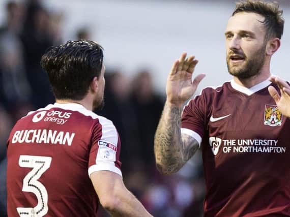 Opus Energy will appear on the back of the Cobblers' shirt until the end of this season.