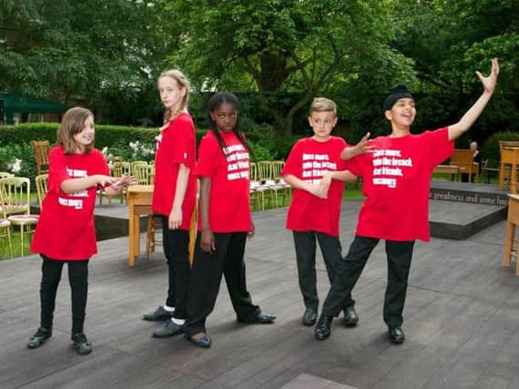 The children of Lings Primary School will see the Royal Shakespeare Company perform an abridged 90-minute performance of The Tempest.