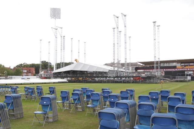 Residents have slammed plans for concert floodlights on Northamptonshire County Cricket Ground