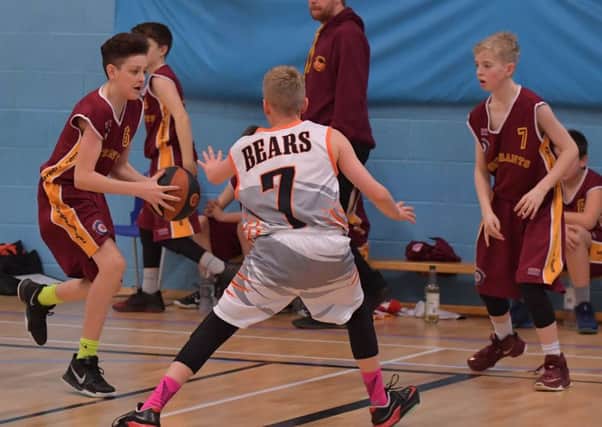 ACTION from Northants Thunder Under-14s' clash with Worcester Bears (Pictures: Dave Ikin)