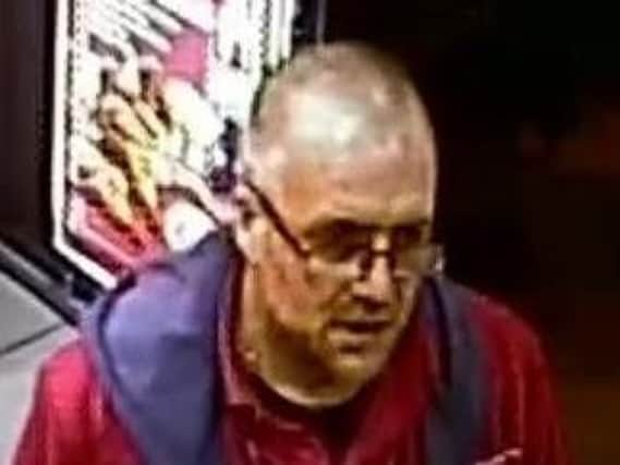 This man is being sought in relation to a fight in a Wellingborough Road chicken shop.