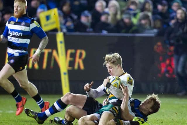 Harry Mallinder was in the thick of the action