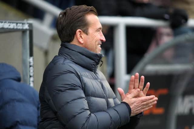 Justin Edinburgh enjoys watching his team get the better of Chesterfield