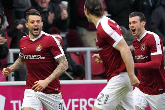 Marc Richards scored as Cobblers beat Chesterfield on Saturday