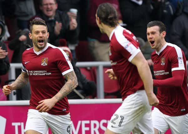 Marc Richards scored as Cobblers beat Chesterfield on Saturday