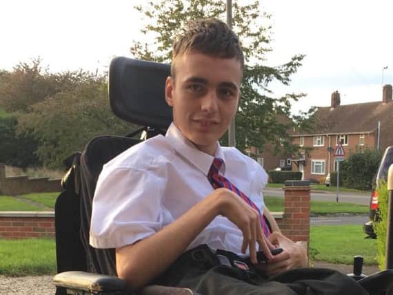 Callum Burnham has made a moving video about living with cerebral palsy - that has now been viewed 17,000 times.