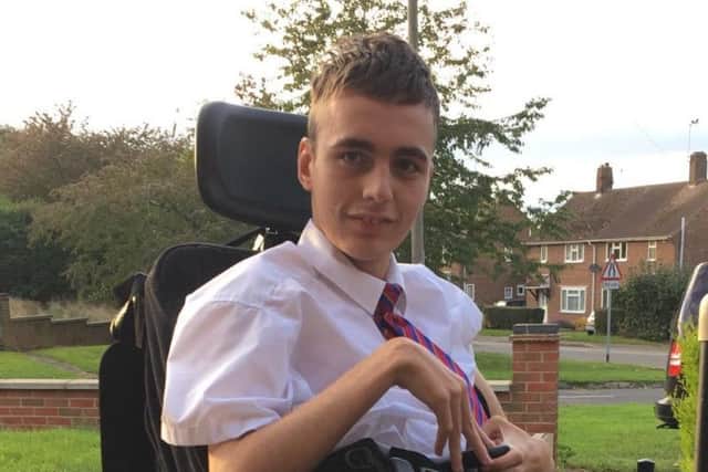 Callum Burnham has made a moving video about living with cerebral palsy - that has now been viewed 17,000 times.