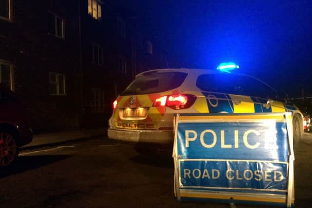 St Georges Street was closed by police