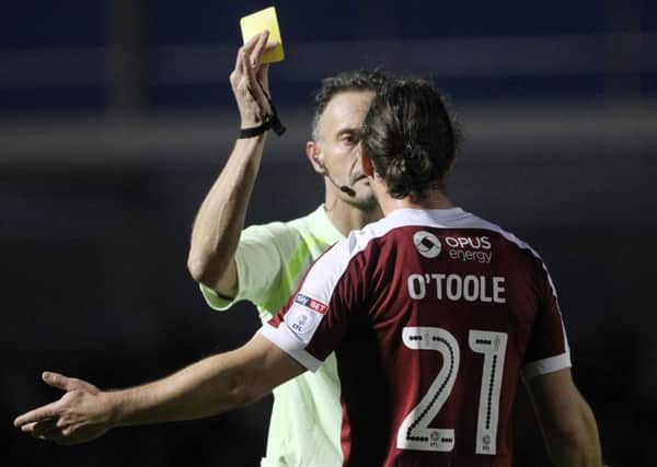 CHANGED MAN - JohnJoe O'Toole has been booked 13 times this season, but only once since Boxing Day