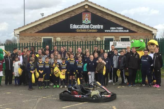 The study centre at Sixfields has had a refurbishment and is now called the Northampton Town Education Centre, Sixfields campus