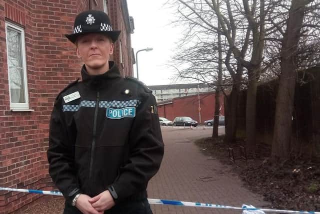 Chief Inspector Lara Alexander-Lloyd read a statement at the scene of the incident.