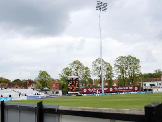 The terrace bar area of the Northamptonshire County Cricket ground in Wantage Road was broken into.