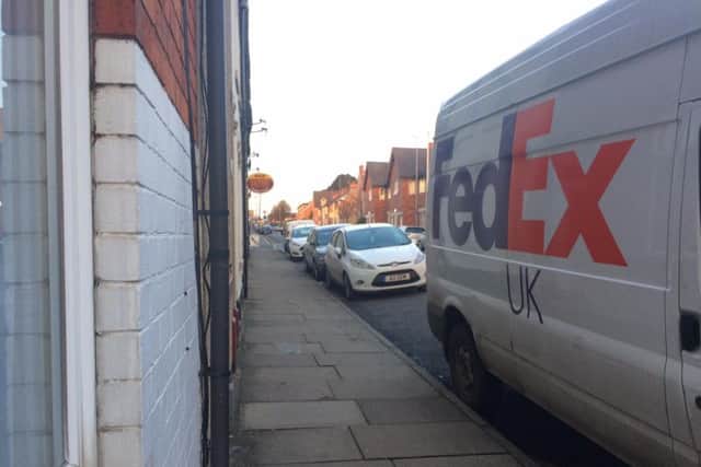 The van on Balfour Road. The woman said: "It just appeared overnight and hasn't moved. I just want it gone."