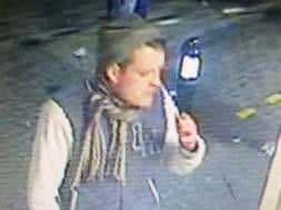 Robbery suspect stashed food in bag and threatened to stab staff member in a Northampton garage