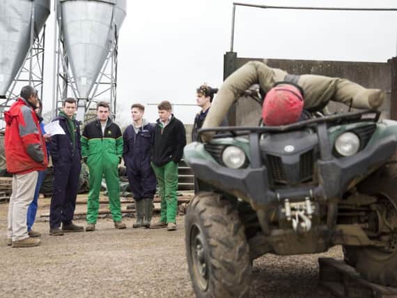 Students solve how this farmyard quad bike "accident" happened and how it can be prevented in the future.