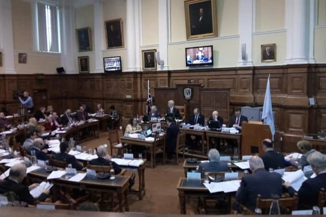 The budget setting meeting at County Hall today, saw 58 million of cuts approved.