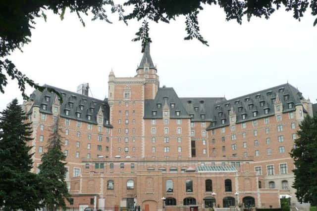 The imposing Delta Bessborough Hotel in Saskatoon.