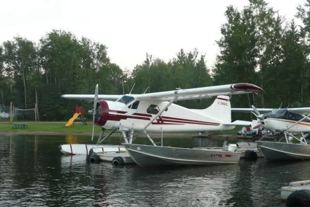 The De Havilland Beaver float plane on Otter Lake