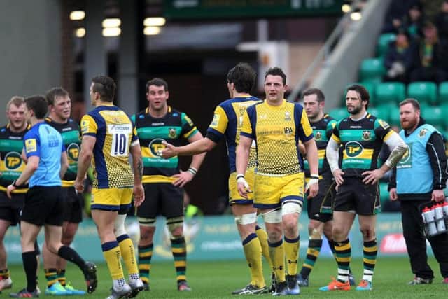 Phil Dowson was back at the Gardens as a player for the final time before joining the Saints coaching staff this summer