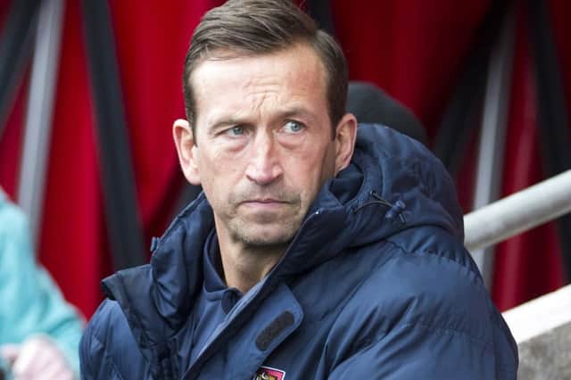 WASTEFUL: Cobblers boss Justin Edinburgh bemoaned his side's sloppy finishing in their defeat to Fleetwood. Picture by Kirsty Edmonds