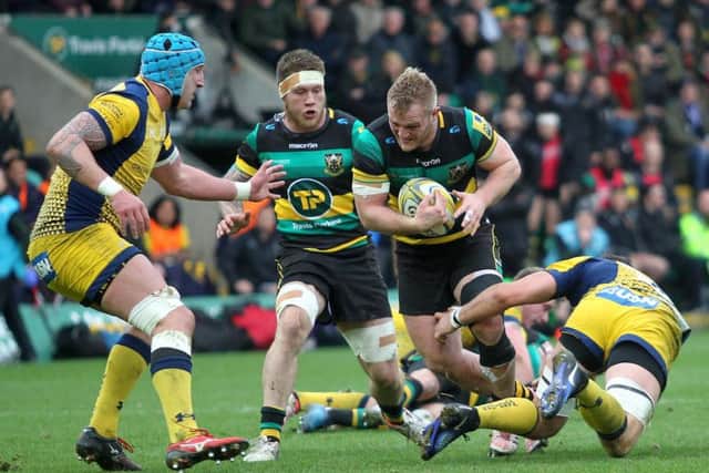 Mike Haywood and Teimana Harrison were hugely influential for Saints (pictures: Sharon Lucey)