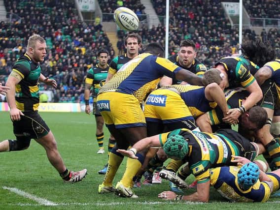 Saints scrapped to see off Worcester on Saturday (picture: Sharon Lucey)