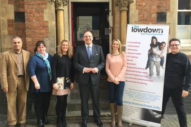 Michael Ellis, MP for Northampton North, met with staff at The Lowdown earlier this month