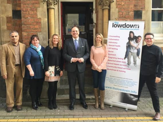 Michael Ellis, MP for Northampton North, met with staff at The Lowdown earlier this month