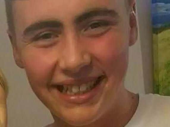 Liam Hunt, 17, suffered fatal injuries to his neck on February 14.