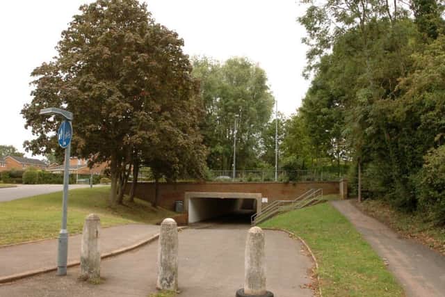 The Staverton Road underpass