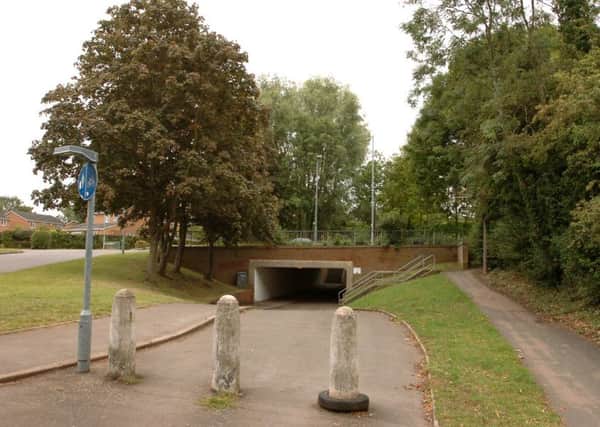 The Staverton Road underpass